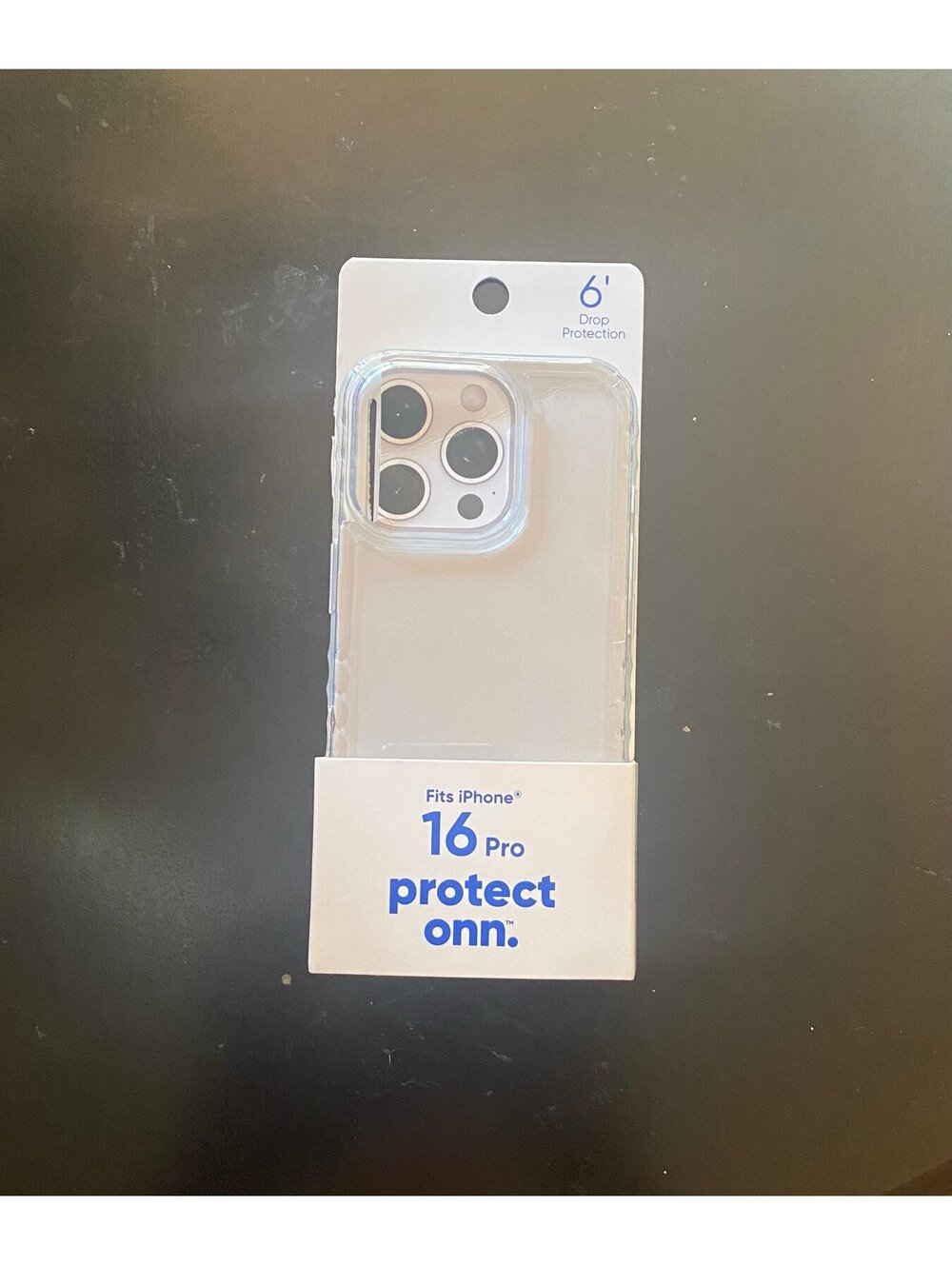 Onn Case for iPhone 16 Pro Clear